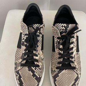 M. Gemi Reptile Print Sneakers